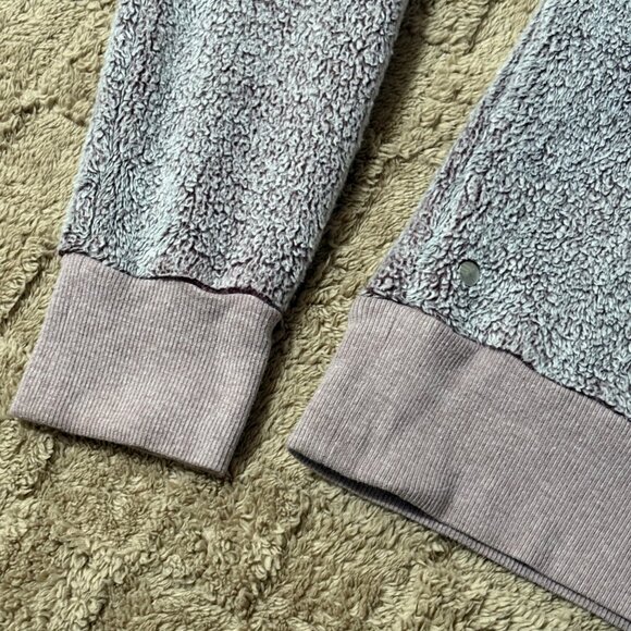 Z By Zella Womens Sherpa Cowl Neck Pullover Sweatshirt Lavender Medium M - Picture 5 of 9